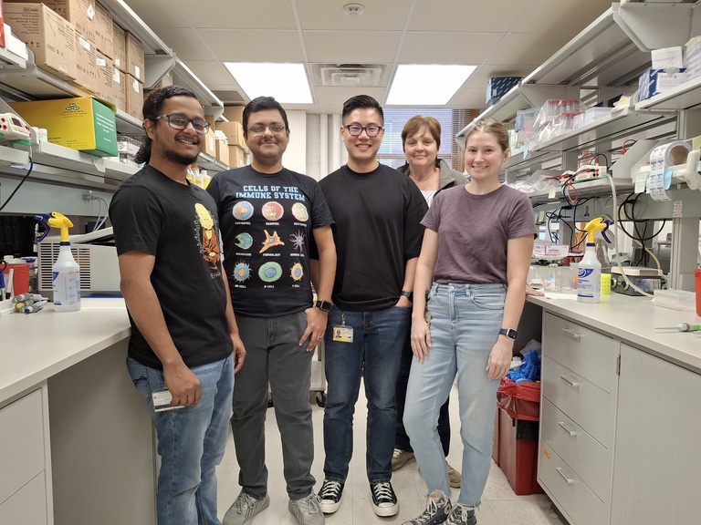 A group photo of the lab members